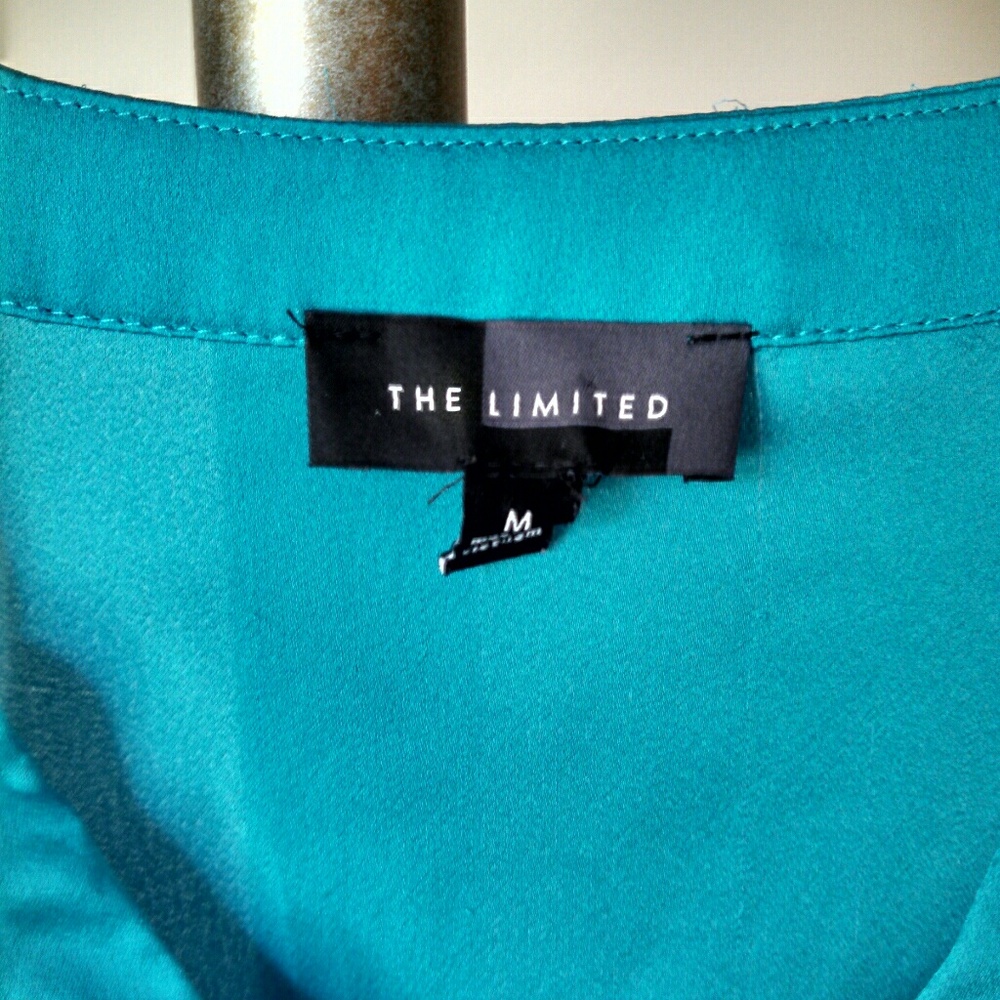 REPOSH The Limited Teal Sheer Blouse - Picture 2 of 3